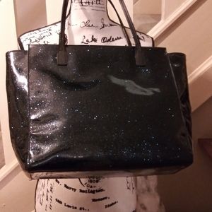 ❤SALE❤Kate Spade Night Blue Glitter Tote